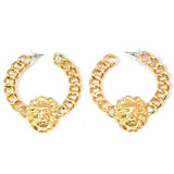 Modern lion earrings nz
