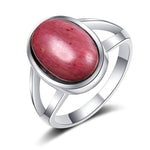 Modern rhodochrosite ring nz