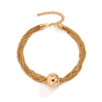 Modern seductive choker Gold nz