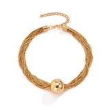 Modern seductive choker Gold nz