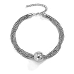 Modern seductive choker Silver nz