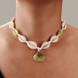 Modern shell necklace nz