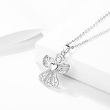 Modern silver angel pendant nz
