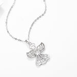 Modern silver angel pendant nz