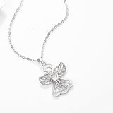 Modern silver angel pendant nz