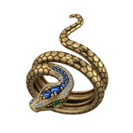 Modern snake ring nz