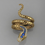 Modern snake ring nz