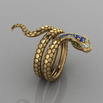 Modern snake ring nz