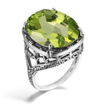 Modern style Peridot ring nz