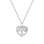 Modern Tree of life heart necklace nz