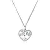 Modern Tree of life heart necklace nz