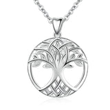 Modern tree of life necklace nz