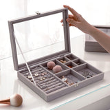Modern Velvet Jewellery Box nz