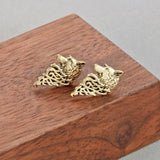 Modern wolf earrings nz