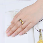 Modern yellow Citrine ring nz
