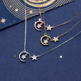 Moon and Star Necklace nz