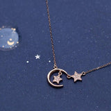 Moon and Star Necklace nz