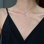 Moon and stars necklace nz