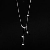 Moon and stars necklace nz