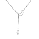 Moon and sun necklace Silver nz