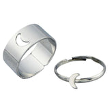 Moon friendship ring Silver nz