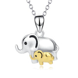 Mother and daughter Elephant necklace nz
