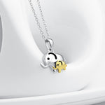 Mother and daughter Elephant necklace nz