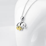 Mother and daughter Elephant necklace nz