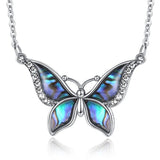 Mother of pearl butterfly necklace nz