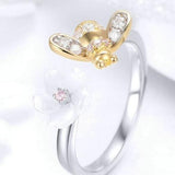 Mother of pearl flower ring nz