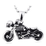 Motorcycle Skull Necklace nz
