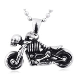 Motorcycle Skull Necklace nz