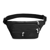 Multi pocket bum bag Black nz