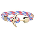 Multicolour anchor bracelet nz
