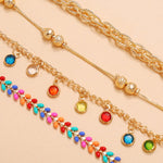 Multicolour anklet nz