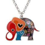 Multicolour elephant necklace nz