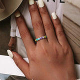 Multicolour heart ring nz