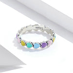 Multicolour heart ring nz