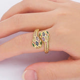 Multicolour snake ring nz