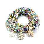 Multicolour tree of life bracelet nz