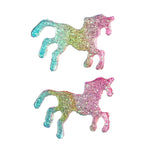 Multicoloured Unicorn earrings nz