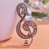 Music note brooch Model 1 nz