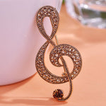 Music note brooch Model 2 nz