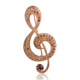 Music note brooch nz