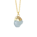 Natural aquamarine necklace nz