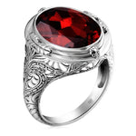 Natural garnet ring nz
