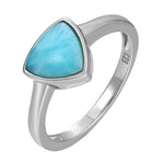 Natural larimar ring nz