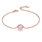 Natural rose quartz bracelet nz