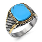 Natural turquoise ring nz