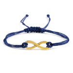 Navy Blue Infinity Bracelet nz